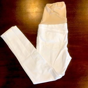 Isabel Maternity Skinny White jeans